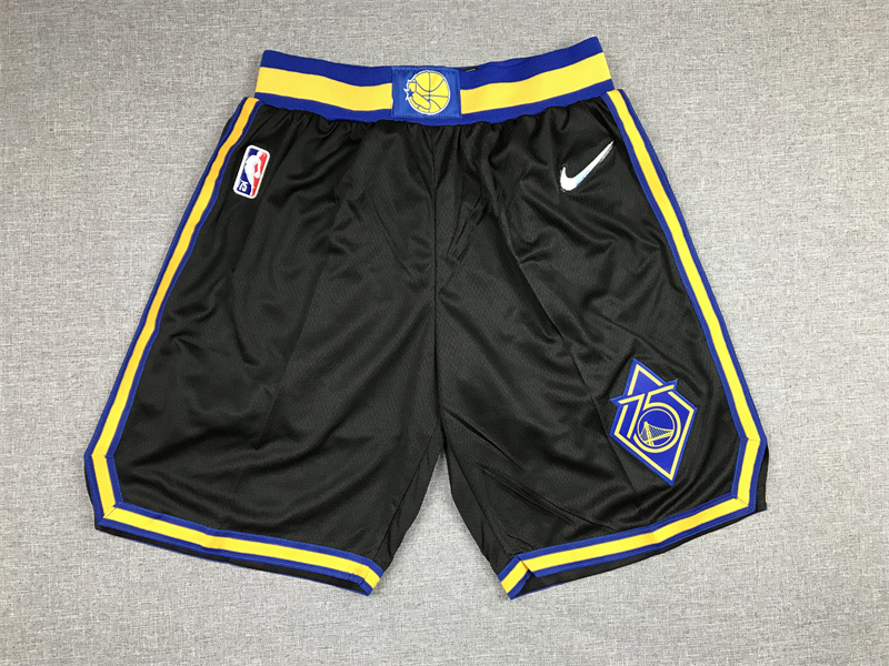  Men 2022 NBA Men Golden State Warriors black shorts->golden state warriors->NBA Jersey